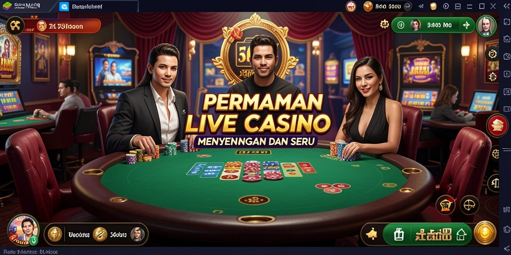 Tampilan gameplay seru dan interaktif di 3446 Live Casino.