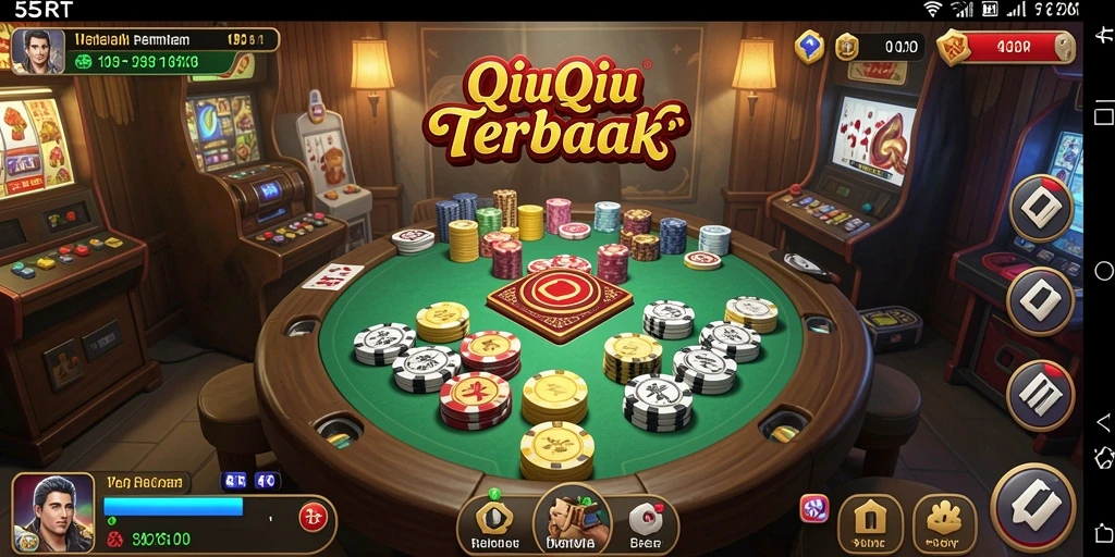 Gameplay QiuQiu yang seru dan menantang di 55RT.
