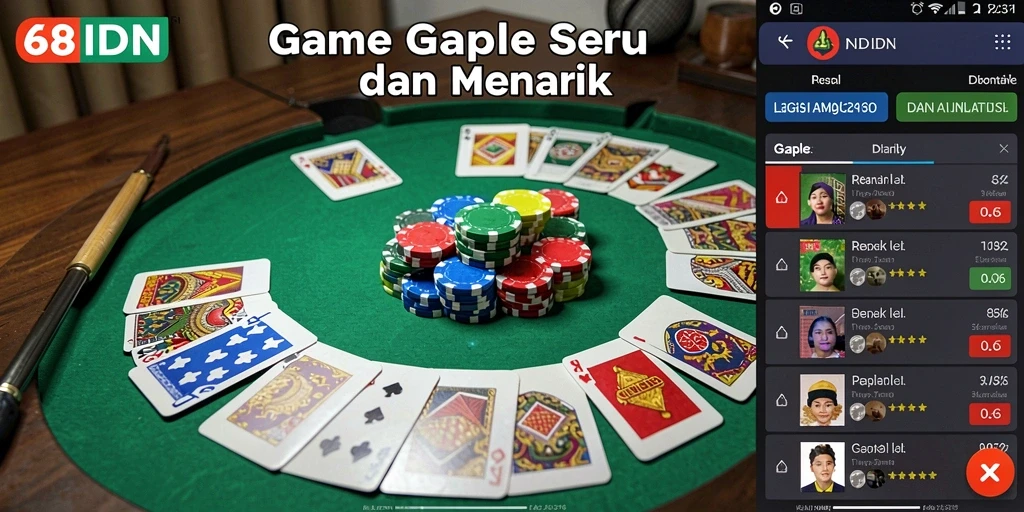 Tampilan gameplay seru dari 68IDN dengan antarmuka yang menarik.