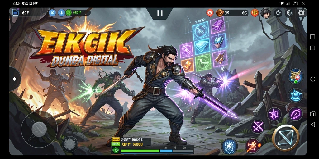 Screenshot permainan <strong>6CF</strong> dengan aksi pertarungan yang menakjubkan.