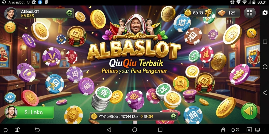 Tampilan menarik dari gameplay QiuQiu di ALBASLOT.