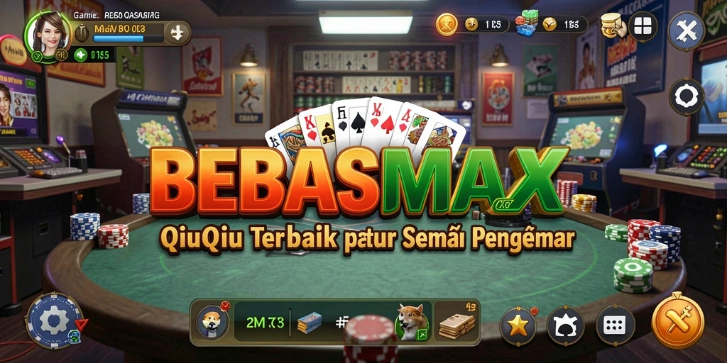 Gameplay seru BEBASMAX QiuQiu dengan grafik menarik.