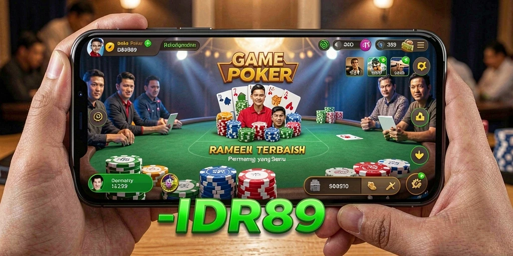 Tampilan gameplay Poker yang menegangkan di IDR89.