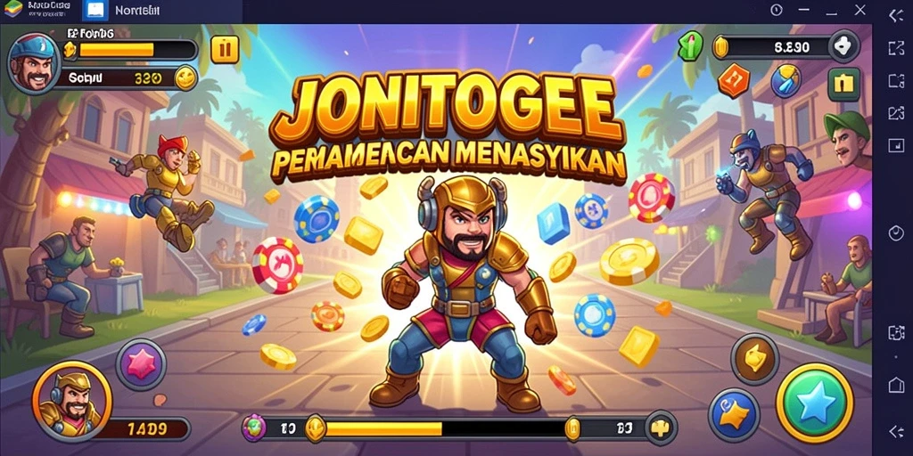 Tangkapan layar gameplay JONITOGEL yang penuh aksi dan tantangan.