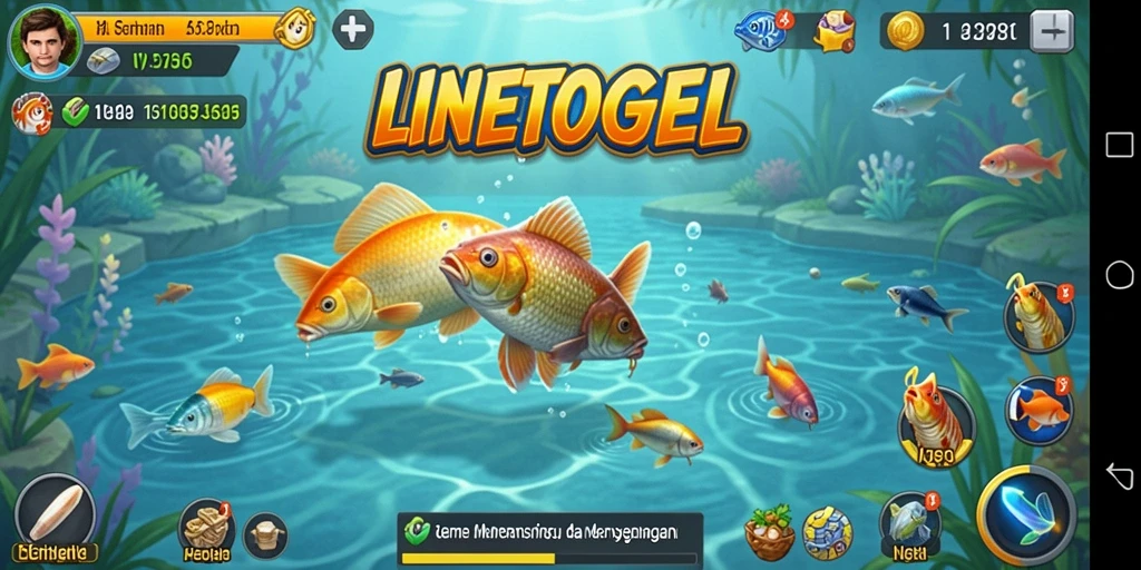 Tangkapan ikan yang mengagumkan dalam gameplay LINETOGEL.