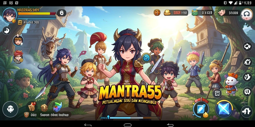 Gameplay seru dan karakter anime yang menarik.