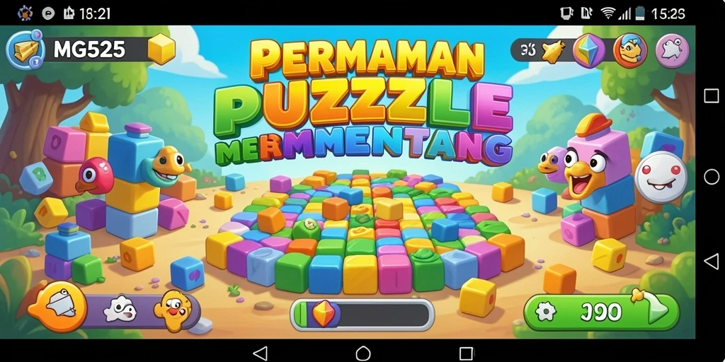 Gameplay menarik dari MG525 saat menyelesaikan teka-teki Puzzle.