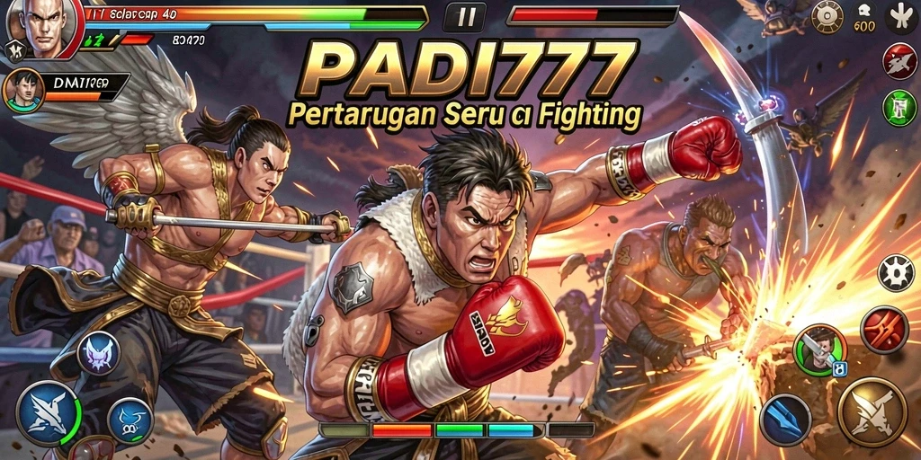 Gameplay PADI777 yang menunjukkan pertarungan mendebarkan dan karakter unik.