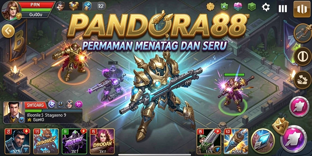 Tampilan gameplay PANDORA88 yang intens dan strategis.