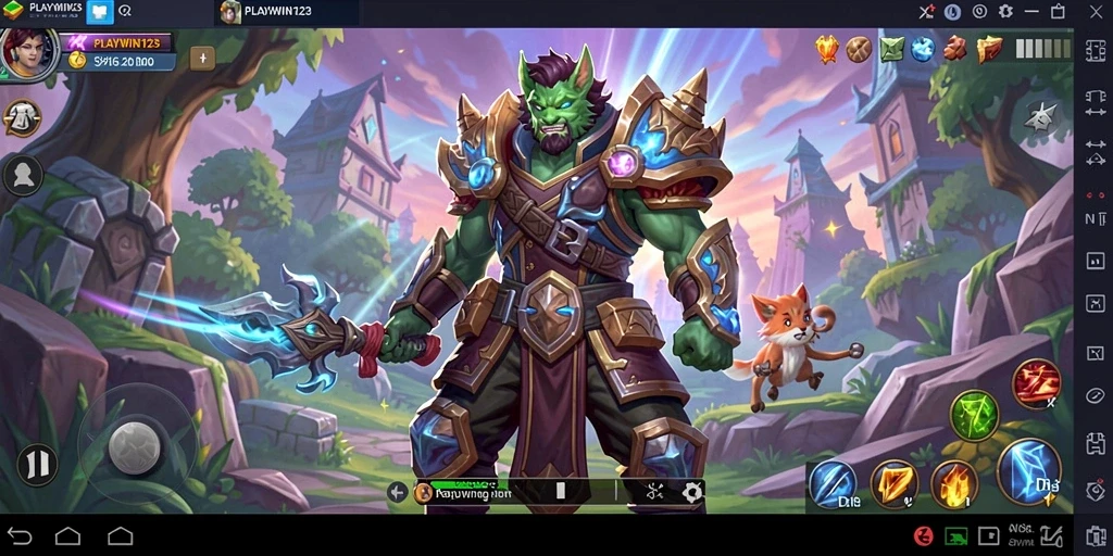 Gameplay petualangan epik di dunia ARPG PLAYWIN123.