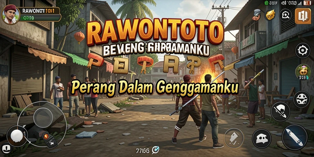 Tampilan intens dari gameplay RAWONTOTO yang memukau.