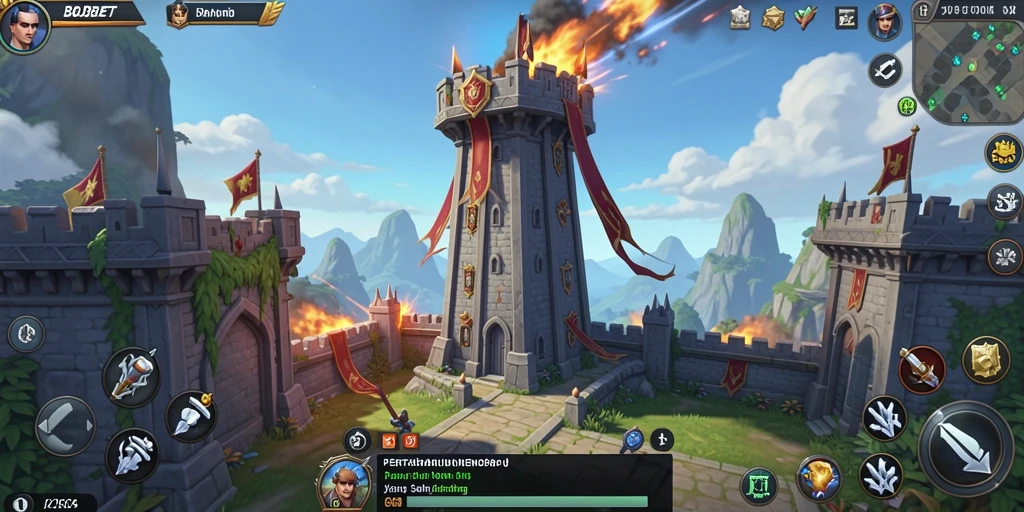 Tampilan gameplay SBOBET yang seru dan menegangkan dalam genre Tower Defense.