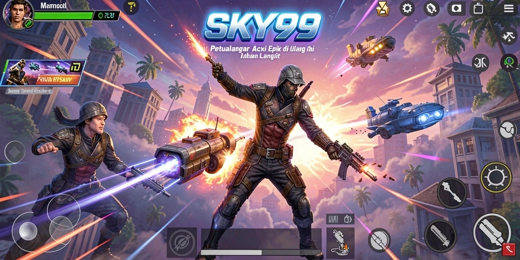 Menampilkan aksi seru dan pertarungan mendebarkan di SKY99.