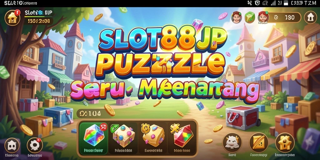 Gambaran gameplay sinkronisasi teka-teki yang menantang di SLOT88JP.