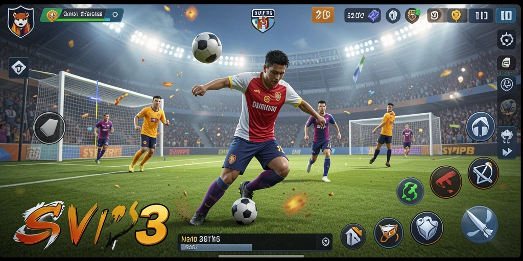Screenshot SVIP3 menampilkan aksi seru dalam berbagai cabang olahraga.